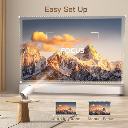 Proyector Magcubic HY300 Pro 8K Wifi6 Android Mini Beamer Dual WIFI BT5.4 Cine en Casa Portátil HD