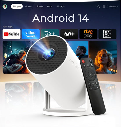 Proyector Magcubic HY300 Pro 8K Wifi6 Android Mini Beamer Dual WIFI BT5.4 Cine en Casa Portátil HD